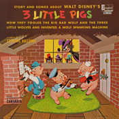 DQ-1310 Story And Songs About Walt Disney's 3 Little Pigs
